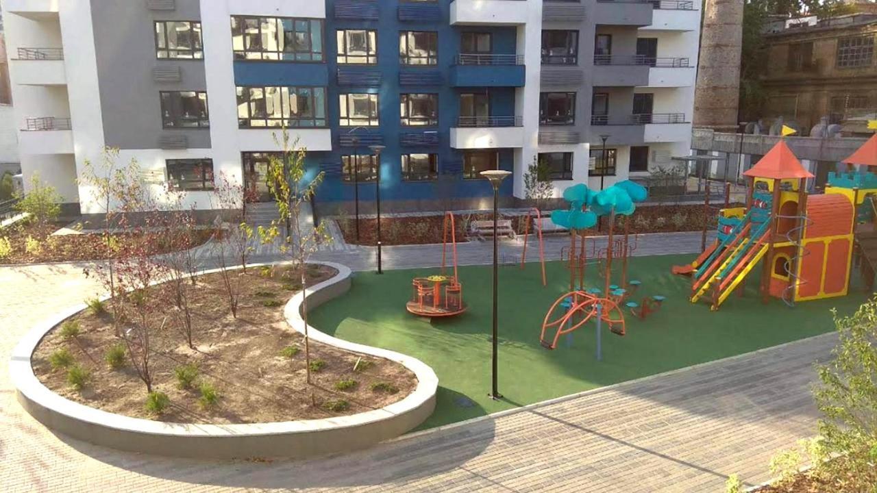 Perfect Apartments M Polytech, Ohmatdet, Parking 基輔 外观 照片